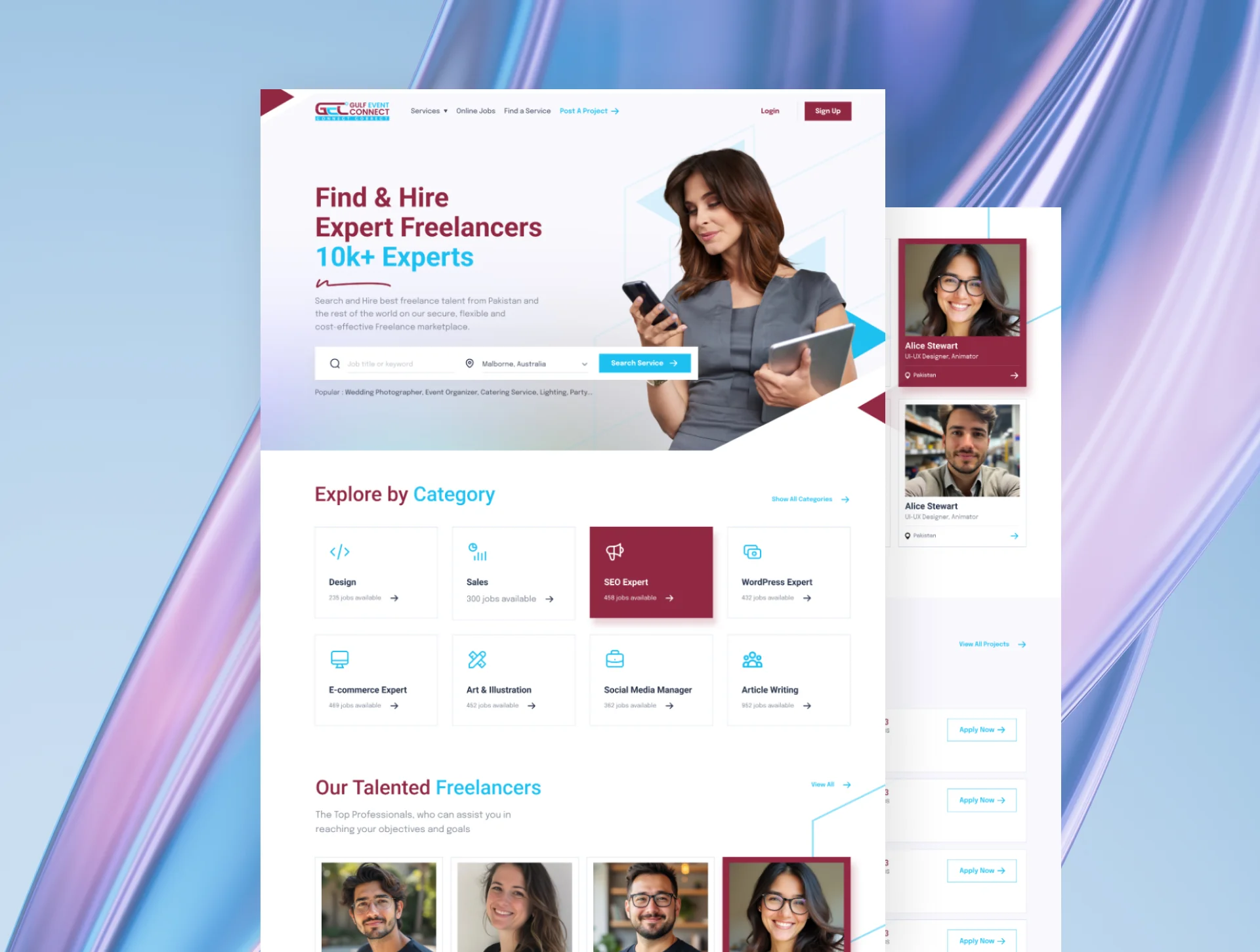 Responsive Website Design Mockup