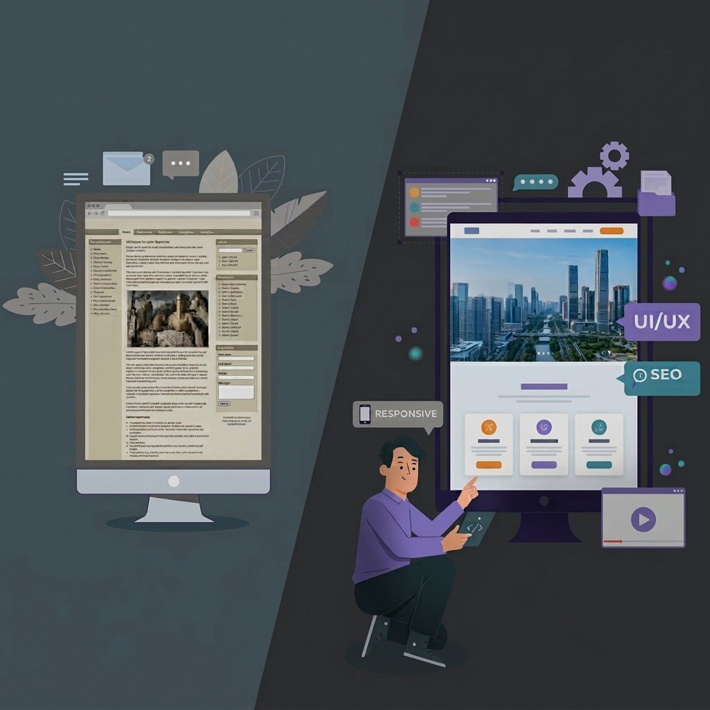 FULL WEBSITE REDESIGNS